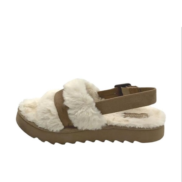 Koolaburra Fuzz'd Out Adjustable Sandal - Picture 3 of 3